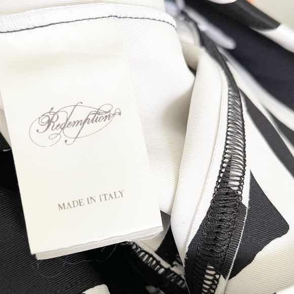 Redemption Athletix Black and White Print Legging/shorts - Picture 9 of 11